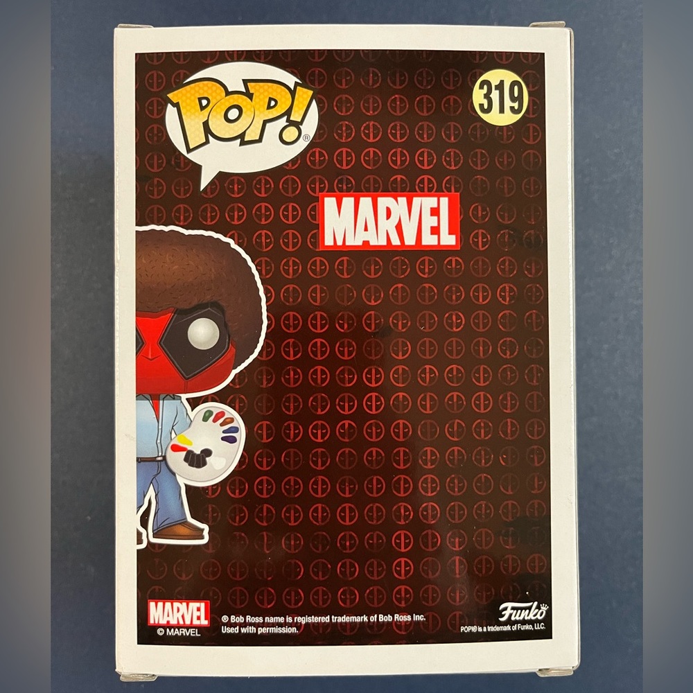Deadpool as Bob Ross Funko Pop #319 - Picture 3 of 5